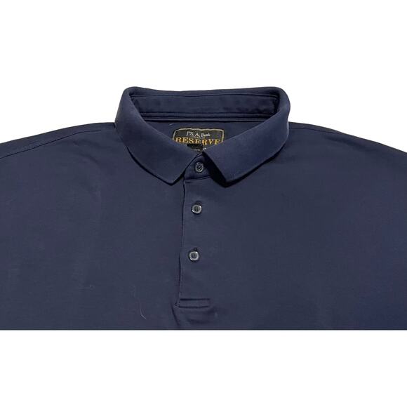 JOS. A. BANK RESERVE POLO SHIRT, MENS, XXL TRADITION FIT, NAVY BLUE, GOLF SPORTS - Picture 3 of 11